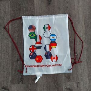 FIFA World Cup Qatar 2022 Drawstring Bag Soccer Futbol